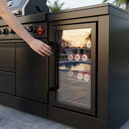 65-Inch Stainless Steel Propane Outdoor Kitchen Grill