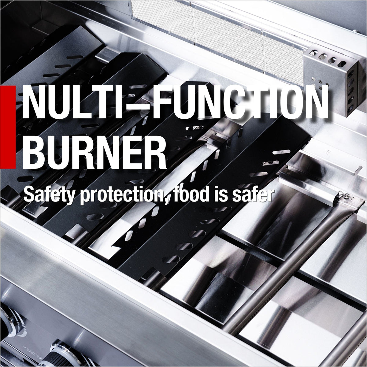4-Burner Stainless Steel Gas Grill with Granite Countertop