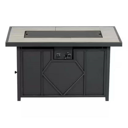 42-In. Rectangular Propane Fire Pit Table with Ceramic Top