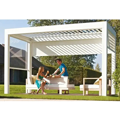 10x10 ft Aluminum Pergola with Powder-Coated Frame