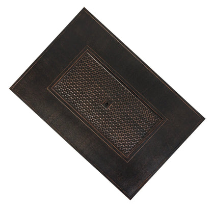 48-Inch Rectangular Aluminum Propane Fire Pit Table, 55,000 BTU
