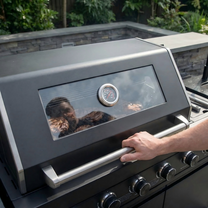 4-Burner Stainless Steel Propane Outdoor Kitchen Grill