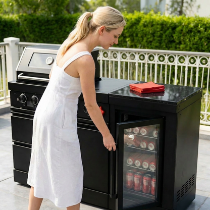 65-Inch Stainless Steel Propane Outdoor Kitchen Grill