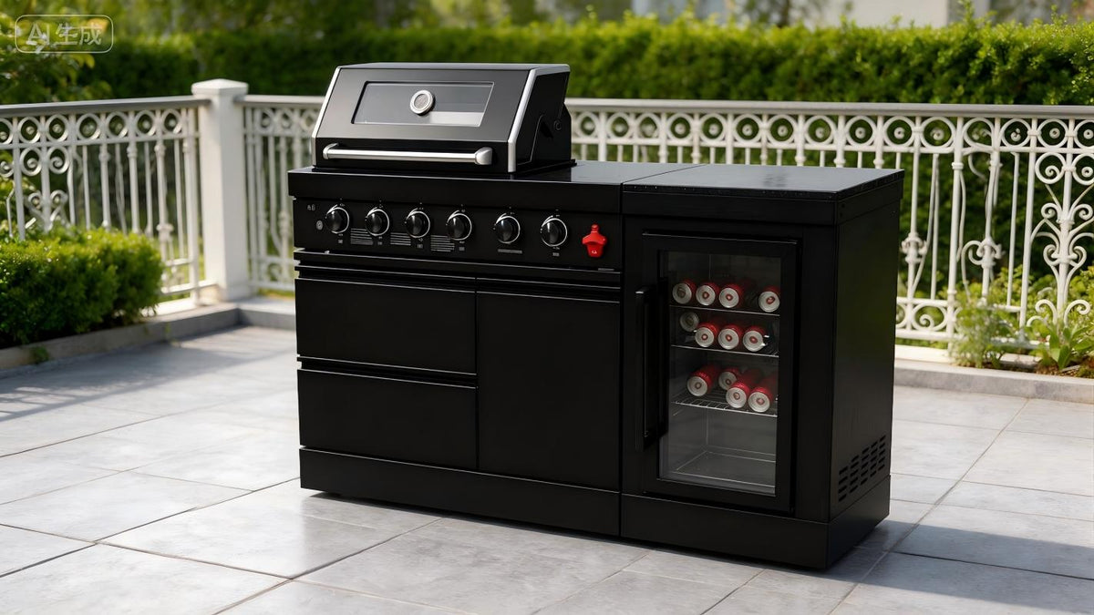 65-Inch Stainless Steel Propane Outdoor Kitchen Grill